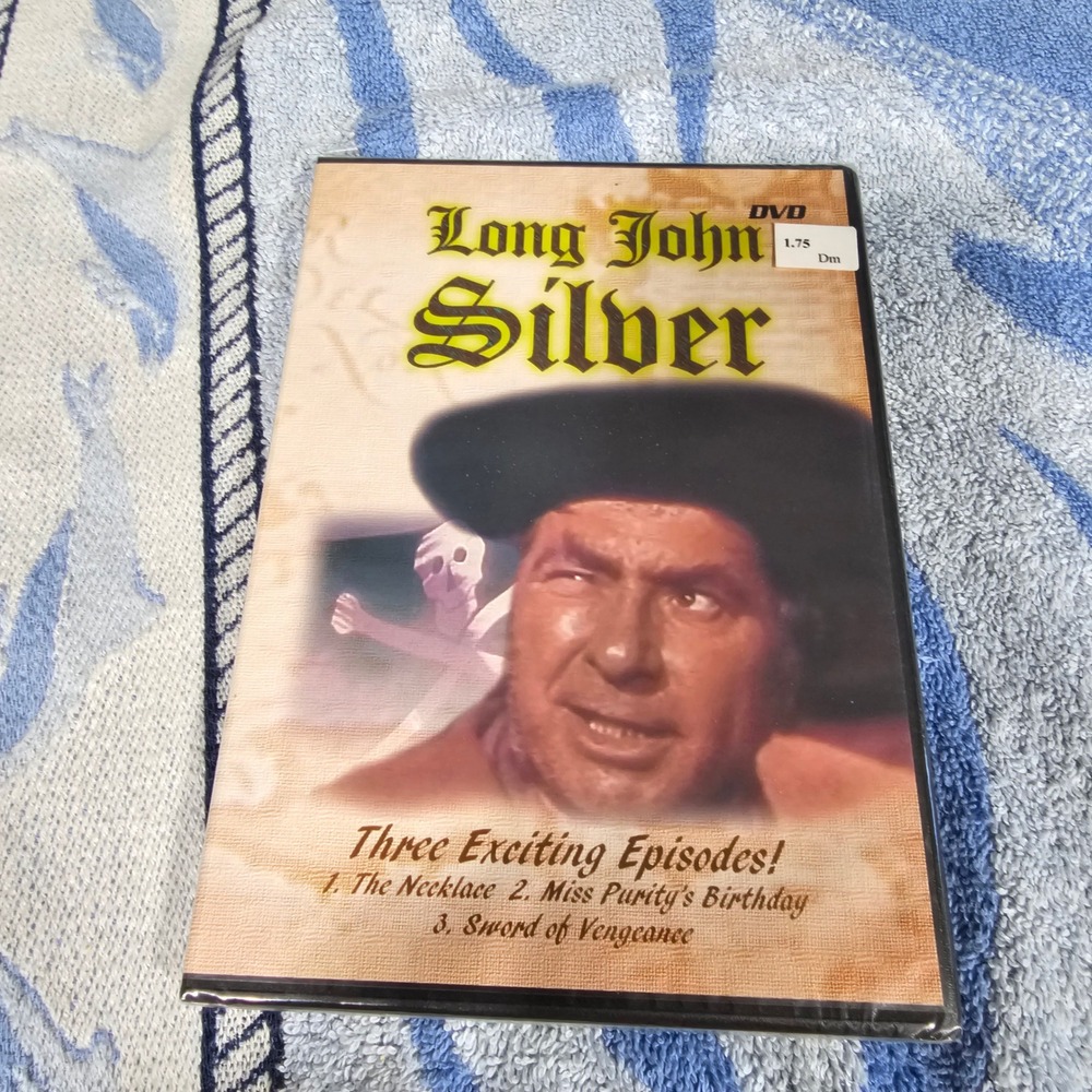 Long John Silver DVD 3 Episodes Robert Newton 1955 TV Series Digiview TV-705 NEW